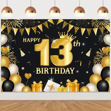 13th Birthday Loved Acrylic Cake Topper - 13 Years Old - Thirteenth