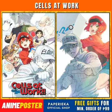 CELLS AT WORK! / Hataraku Saibou Manga Vol.1-6 Complete Set - by