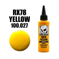 Skull Color 027 RX78 Yellow สีสูตร Acrylic ผสมสำเร็จสำหรับแอร์บรัช ขนาด 60ml.