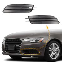 Fog Light Frame Lamp Trim Grill Cover Under Front Bumper For Audi A6/A6 Quattro 2012-2015 4G0807681 4G0807682 Car Essories