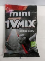 Mini TVmix salmiakkinen, salty liquorice candy, 110 g