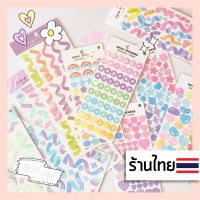 สติ๊กเกอร์ สติกเกอร์ sticker PVC DIY สติ๊กเกอร์ไดคัท สติกเกอร์ตกแต่งเฟรมการ์ด สติ๊กเกอร์น่ารักๆ อุปกรณ์การเรียน ♥︎UKI STATIONERY♥︎ST-69/70