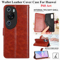 เคสหนัง PU แบบกระเป๋าสตางค์แม่เหล็กสำหรับ Huawei กรอบโทรศัพท์แบบอาร์ต P60สำหรับ Huawei P60Art เคสโทรศัพท์หลัง