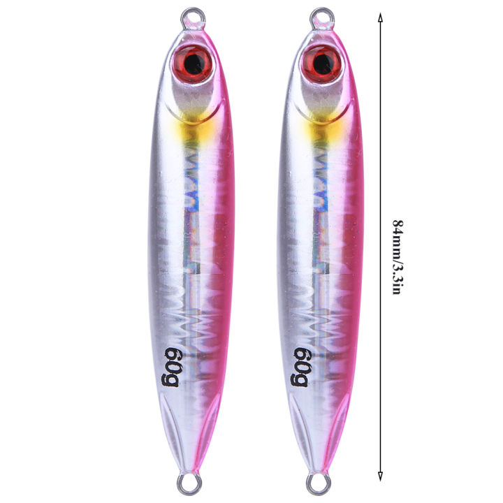 haqima2315ตกปลาจำลองรูปทรงปลาจำนวน2ชิ้นเหยื่อล่อท่าว่ายน้ำสีสดใส