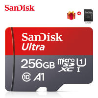 SanDisk Ultra A1 Mini SD การ์ดหน่วยความจำ256GB Micro TF Flash CARD 256GB การ์ดหน่วยความจำ256GB TF Card Gift ADAPTER