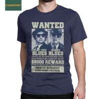 Vintage The Blues Brothers Wanted Tshirt Men Cotton T Shirt Tees Gift Idea Clothes 100% cotton T-shirt