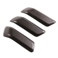 3Pcs Car Inner Door Handle Cover Trim Sticker Replacement Accessories for Land Rover Defender 110 2020-2023 Interior Pull High-Version Wood