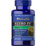 Viên uống bổ não HSD 30 4 2024 Neuro PS 100mg 60v cua Puritan s Pride