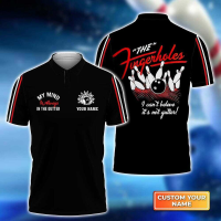 Bowling Im On Strike Black 3D Polo Shirt, Mens Polo Shirt, Sport Polo Shirt {in store}