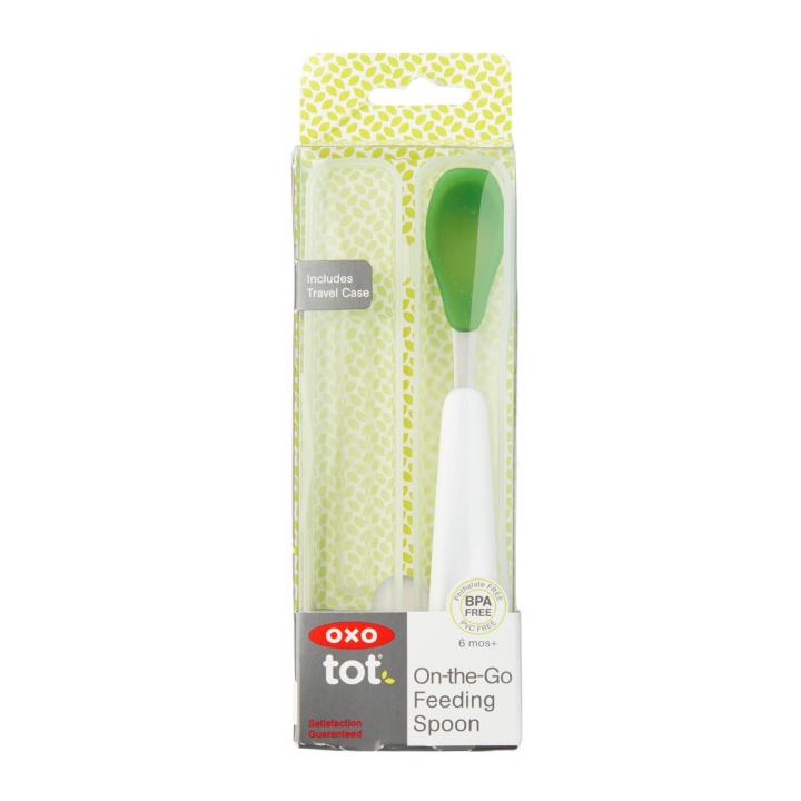 OXO Tot On-the-Go Feeding Spoon with Travel Case - Teal