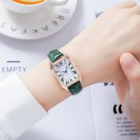 【YF】►▼  2022 Fashion new foreign trade square Roman quartz belt watch Ladies 8