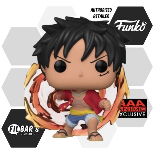 Funko Pop CHASE One Piece Luffy Red Hawk Figure w/ Protector AAA Anime  Exclusive