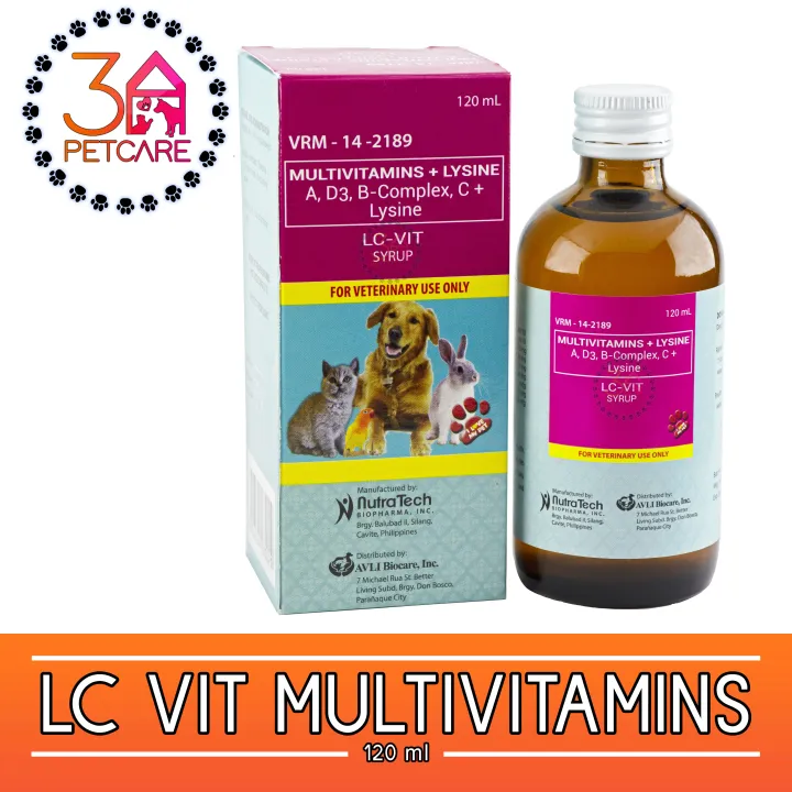 LC Vit Syrup Multivitamins for Pets (120ml) | Lazada PH