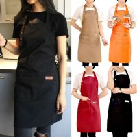 【CW】 New Fashion Apron Woman Men Chef Waiter BBQ Hairdresser Aprons Custom Logo Bibs Wholesale