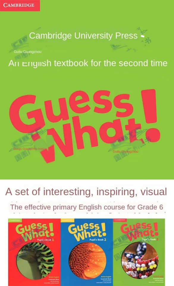 Set the original Cambridge children's English textbook Guess What grade Student  Book exercise book (including electronic account) Elementary School  British English course jianshao examination comprehensive textbook0S66  Lazada PH