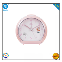 Resim Cute childrens small alarm clock student bedside night light clock simple clock multi-color desktop clock