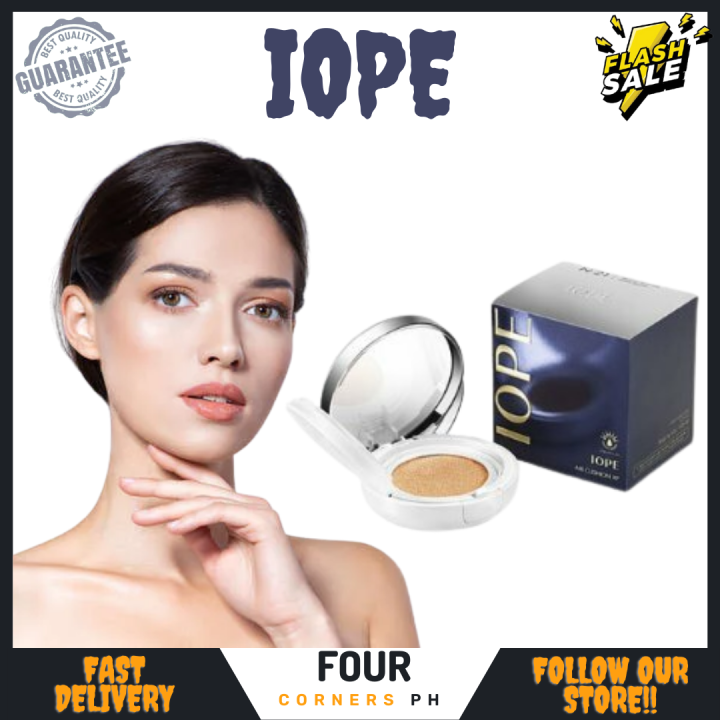 BEST SELLING Korean IOPE Air Cushion SPF 50+/PA+++ with Refill ( Made