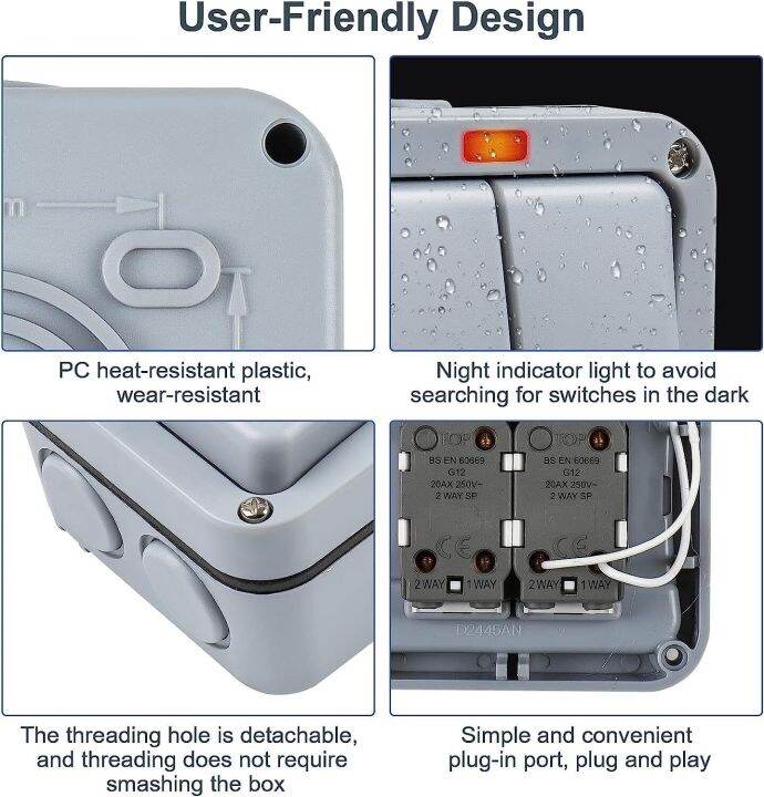 hot-dt-avoir-outdoor-wall-switches-ip66-weatherproof-push-1-2-gang-way-doorbell-momentary