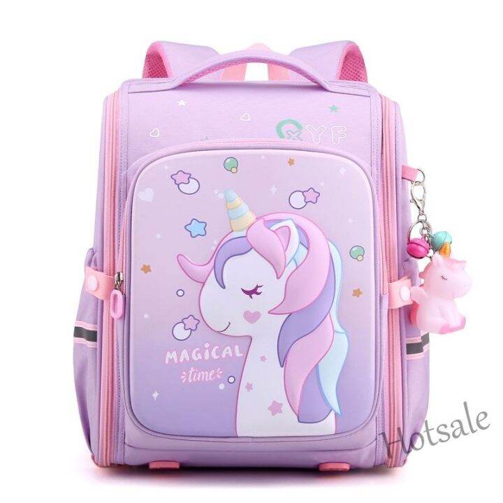 hot-sale-c16-ready-stock-childrens-cartoon-schoolbag-students7-12year-old-backpack-girls-gift