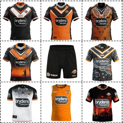 / Size:S-XXXL Wests - Jersey [hot]2018-2019-2020 Anzac / Away Tigers Mens Home / 2021 - / Rugby Singlet Indigenous