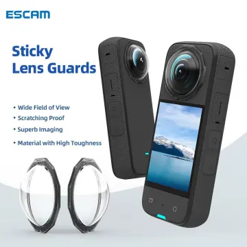 Lens Guards for Insta360 X3 Anti-Scratch Premiun Lens Protector Cap for  Insta 360 X3 Camera Sticky Protective Guard Accessories