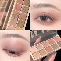 DIKALU อายแชโดว์10สี พาเลทอายแชโดว์ กันน้ำ HZ-018 ที่ทาตา10สีeyeshadow10color