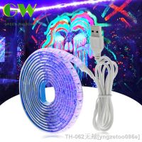 【LZ】☃۩  UV LED Strip Light 0.5M 1M 2M DC5V USB LED Ribbon Ultraviolet Backlight DIY Flexible USB LED Tape Lamp for DJ Fluorescence Party