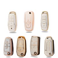 dfgved Car Key Case Cover For Ford Fusion Mustang Explorer F150 F250 F350 MK2 Fiesta Mondeo Galaxy Falcon Ranger Lincoln Mondeo MKC MKZ