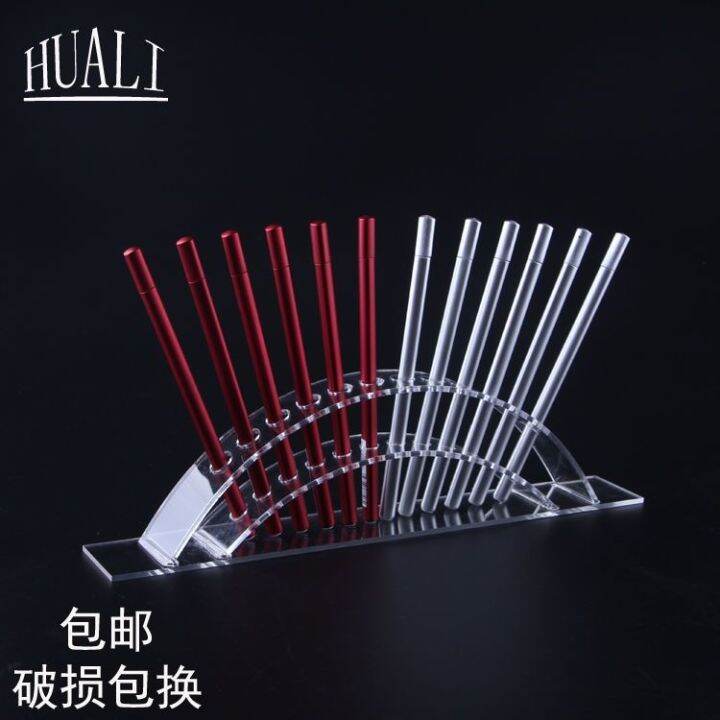 Acrylic 12bit curved pen holder ballpoint pen color pen eyeliner pencil eyebrow pencil display