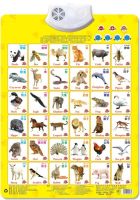 【CW】 Animals Baby Sound Wall Chart Read Card Book Early Educational Enlightenment Kid Student