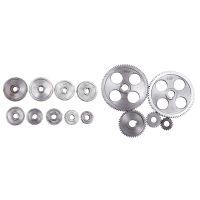 5Pcs CJ0618 Machine Tool Gear Metal Gears Micro-Lathe Gear Metal Cutting Gear &amp; 9Pcs CJ0618 Micro-Lathe Gear