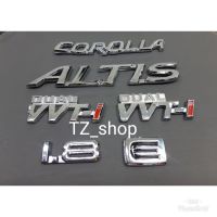 โลโก้ corolla altis 1.8 e dualvvti ยกชุด 6 ชิ้น