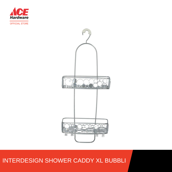 Bubbli Shower Caddy in Clear/Silver