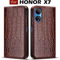 เคสกระเป๋าสตางค์หนังกันกระแทกสไตล์หนังสือสำหรับ Honor X7เคสสำหรับ Huawei Honor X7 X 7 Etui HonorX7 2022 CMA-LX2เคสมือถือ