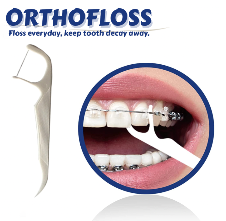 Dental Floss for braces 50pcs Lazada PH