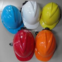 Good Quality casco de seguridad V style Glazed steel building site safety helmet work site protect helmet