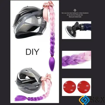 Ponytail bike online helmet