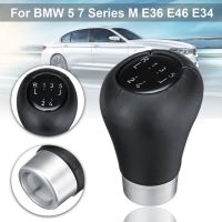 ❧ 5 Speed Leather Gear Shift Knob For BMW 5 7 series M E36 E46 E34 1 3 5 6 Series X1 X3 X5 E60 E61 E65 E83 E84 E90 E91 E92