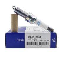 ZZOOI 4pcs/lot 18846 10060 SILZKR6B 10E Iridium Spark Plug 1884610060 SILZKR6B10E For Hyundai I30 Accent Veloster Solaris Kia Rio Soul