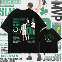 Bostons Celticss เสื้อยืดแขนสั้นชายและหญิง,เสื้อยืดแขนสั้นผ้าฝ้ายหลวมกีฬาบาสเกตบอลวัยรุ่นฤดูร้อน0000