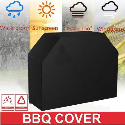 Grill Cover Black Storage Bag For Weber Spirit Gas E-310E-320SP-310SP-320 Waterproof BBQ Cover BBQ Accessories Grill Cover