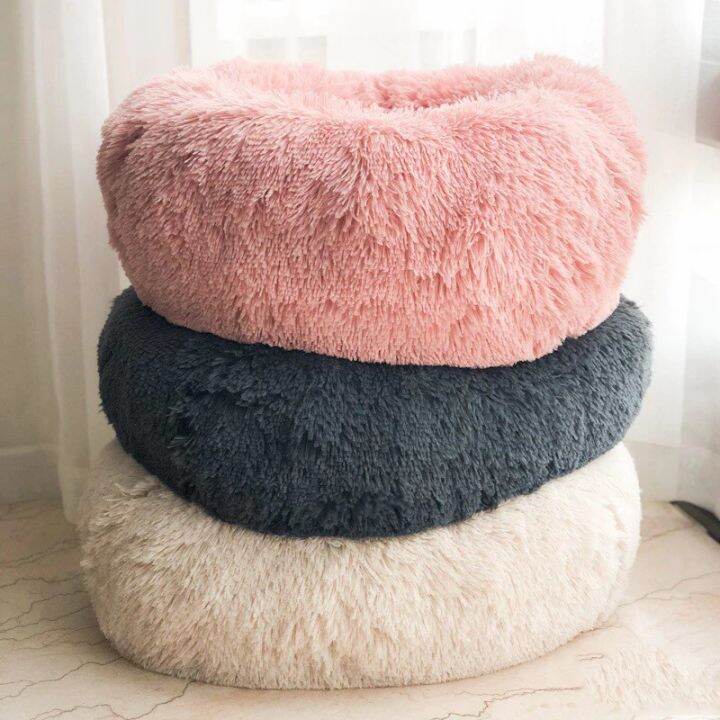 พร้อมส่ง-ที่นอนสัตว์เลี้ยง-รังสัตว์เลี้ยง-ที่นอนแมว-pet-fur-bed-ที่นอนแมว-ขนนุ่มฟู