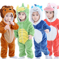 Baby Rompers Winter Cugurumi Lion Costume For Girls Boys Toddler Animal Jumpsuit Infant Clothes Pyjamas Kids Overalls riot Bebess