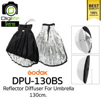 Godox DPU-130BS 130 cm. Silver-Black Reflector Diffuser For Umbrella ดิฟฟิวเซอร์สะท้อนแสง สีเงิน-ดำ (For UB-130D )