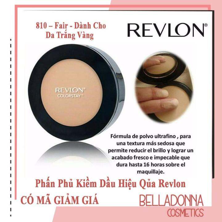 HCM]Phấn Phủ Kiềm Dầu Hiệu Qủa Revlon ColorStay Pressed Powder #810 – Fair  - Dành Cho Làn Da Trắng Vàng 