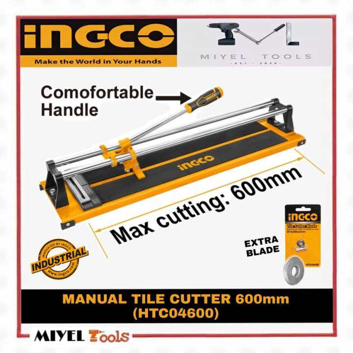 INGCO Manual Tile Cutter 600mm (HTC04600) | Lazada PH