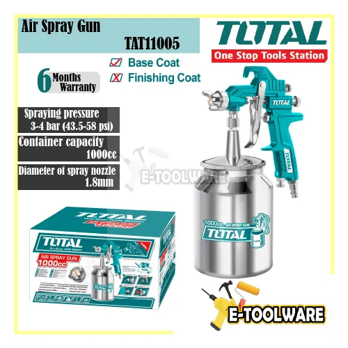 Total TAT11005 Air Spray Gun Lazada
