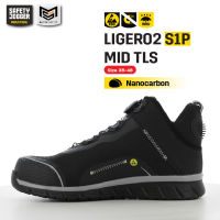 [รับประกัน 3 เดือน] Safety Jogger รุ่น LIGERO2 S1P MID TLS รองเท้าเซฟตี้หุ้มข้อ หัวนาโนคาร์บอน แผ่นใยกันทะลุ เบาพิเศษ