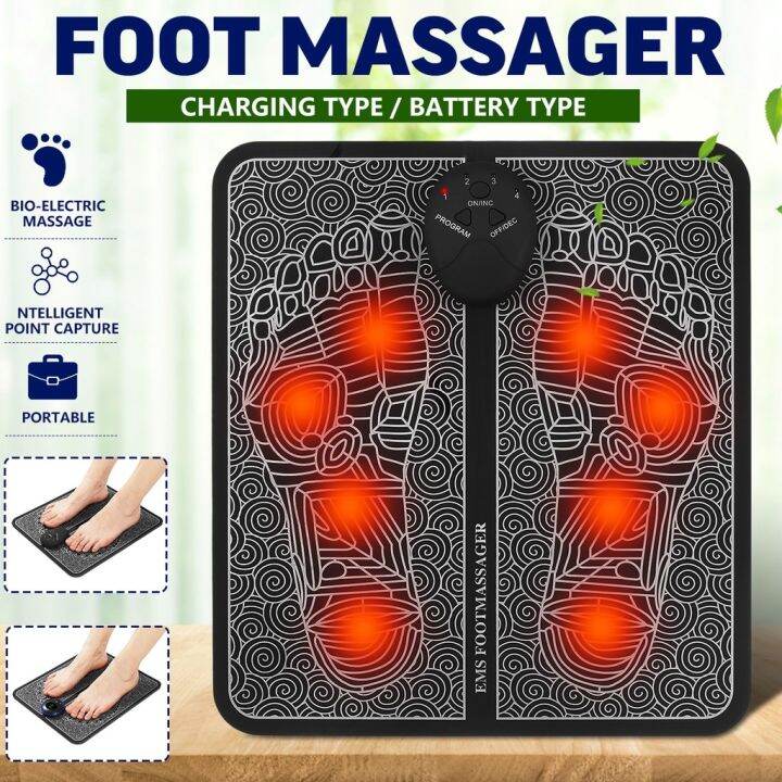 High quality FOOT MASSAGE MAT EMS Foot Massager Machine Stimulator