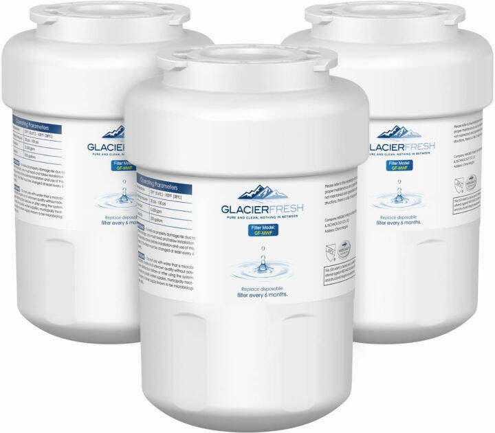 glacier-fresh-mwf-water-filters-for-ge-refrigerators-nsf-42-replacement-for-smartwater-mwfp-mwfa-gwf-hdx-fmg-1-wfc1201-rwf1060-197d6321p006-kenmore-9991-3-pack